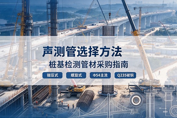 尖扎声测管选型标准