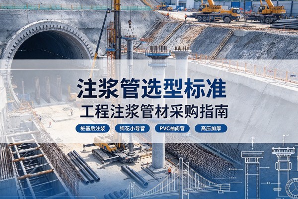 尖扎注浆管选型标准