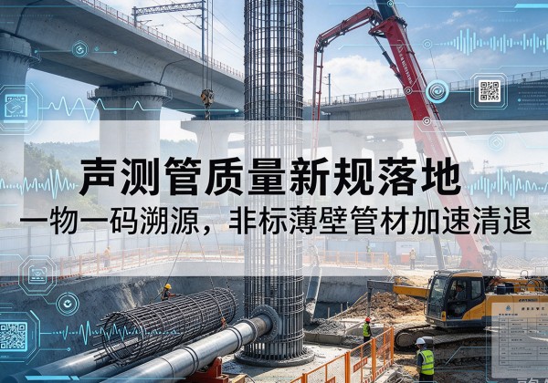 尖扎声测管质量新规落地，一物一码溯源，非标薄壁管材加速清退