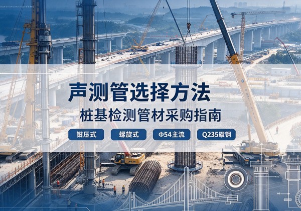 尖扎声测管选型标准